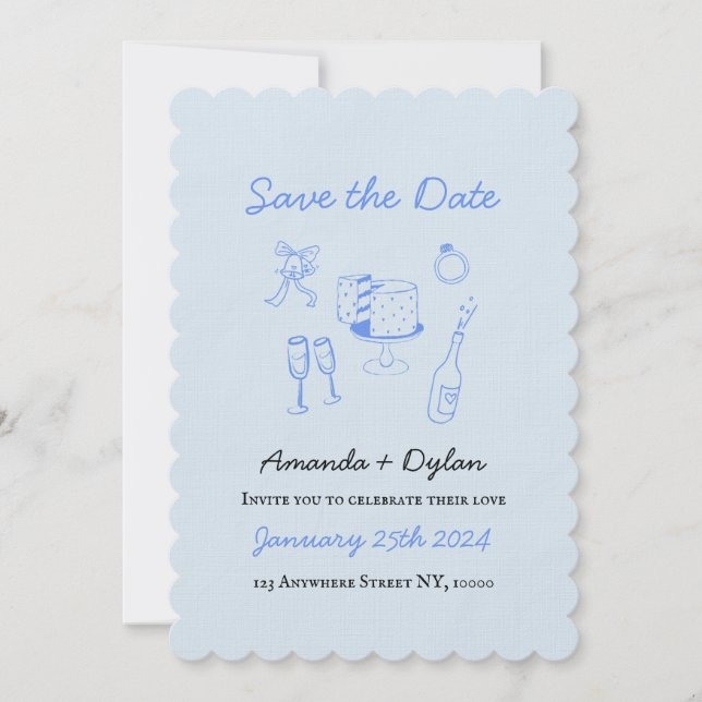 Save the Date Invitation (Front)