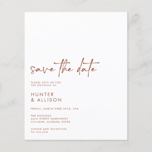 Save The Date Invitation