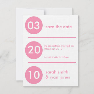 Save the Date Invitation