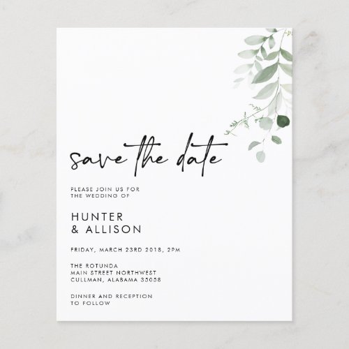 Save The Date Invitation