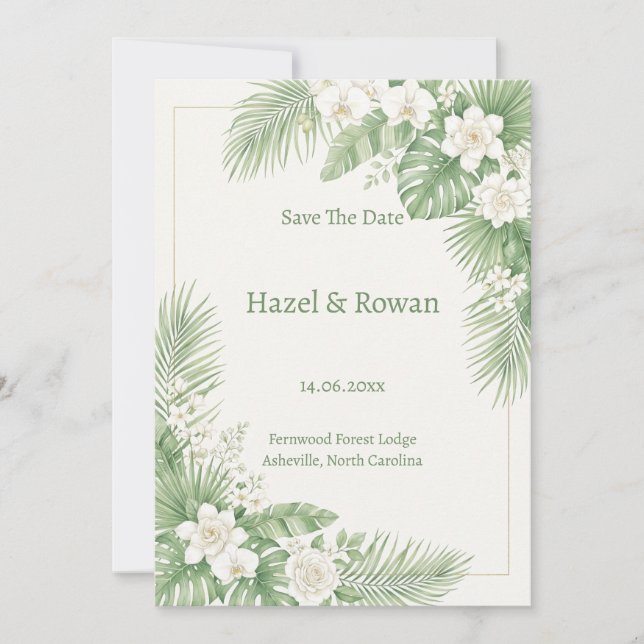 save the date invitation (Front)