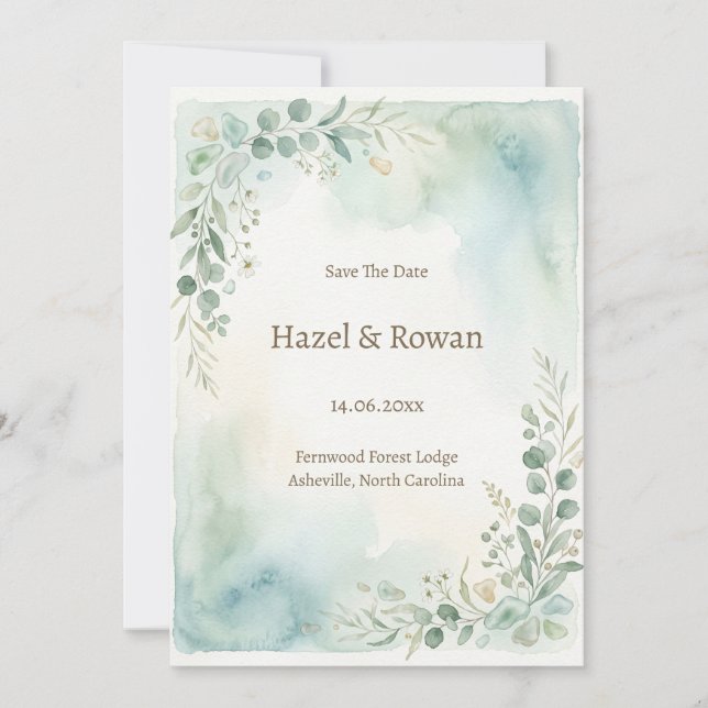 save the date invitation (Front)