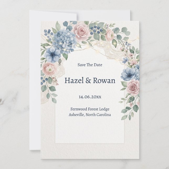 save the date invitation (Front)