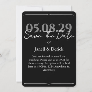 Save The Date Invitation