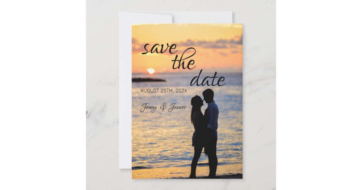 Save The Date Invitation Zazzle Save The Date Invitation Zazzle