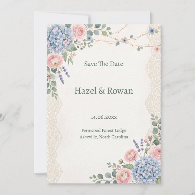 save the date invitation (Front)