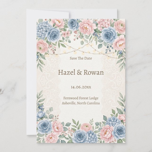 save the date invitation (Front)