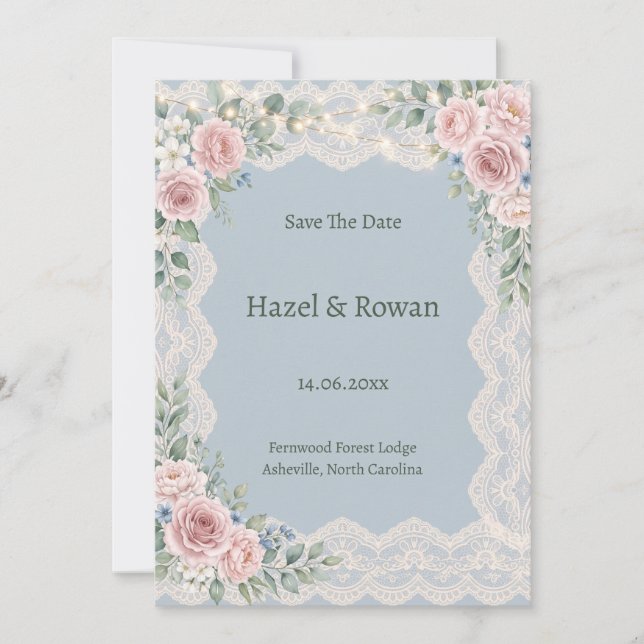 save the date invitation (Front)