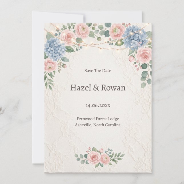 save the date invitation (Front)