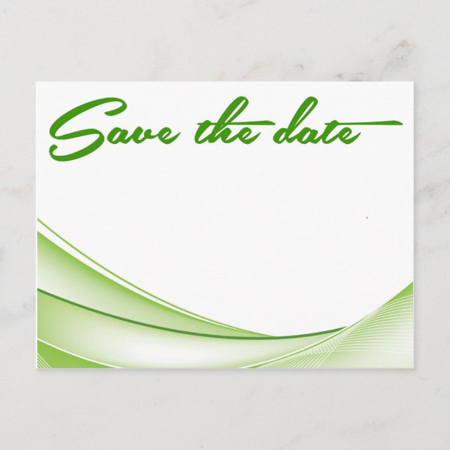 Save The Date Invitation Card (Front)