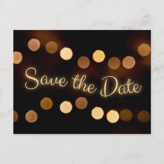 Save the Date invitation card and personal message