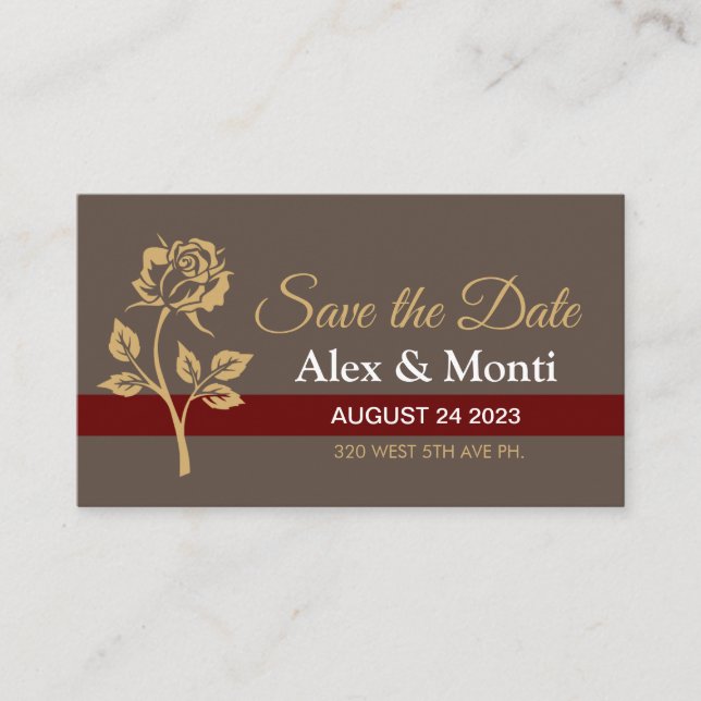 Save the Date Invitation Cards (Front)