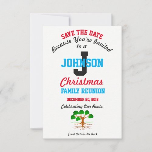 Save the Date Invitation Combo _ Family Reunion  _