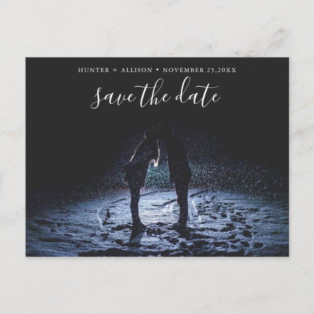 Save the Date Invitation Postcard (Front)