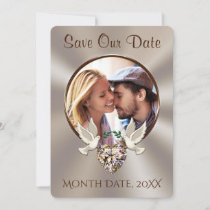 Save the Date Invitation with PHOTO, Customizable