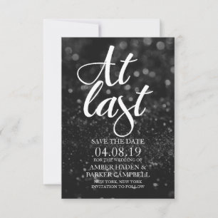 Save the Date Invite At Last Fab