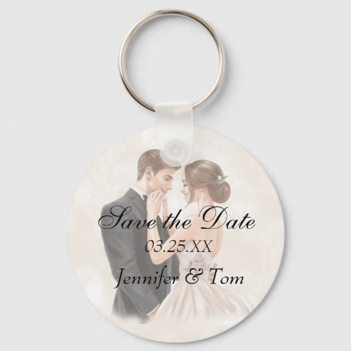 Save the Date Keychain