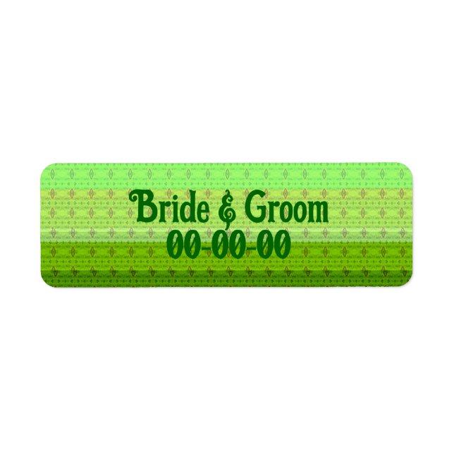 Save the Date Label (Front)
