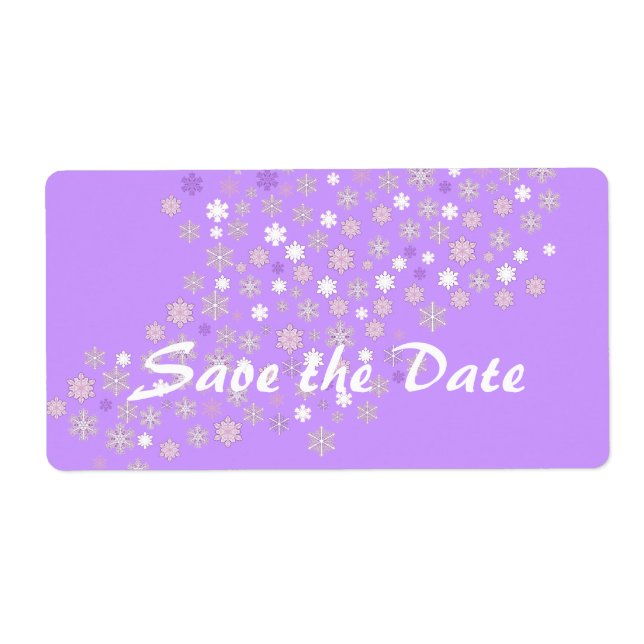Save the Date Label (Front)