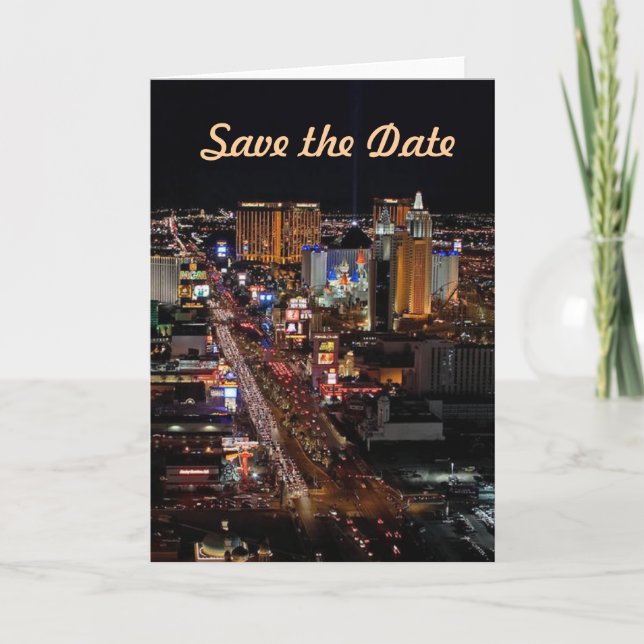 Save the Date Las Vegas Cards (Front)