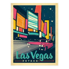 Save the Date | Las Vegas, NV Postcard