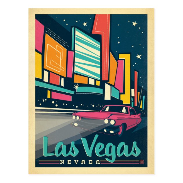 Save The Date | Las Vegas, NV Postcard