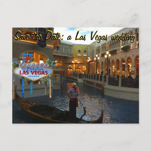 Save the Date Las Vegas Wedding Invite