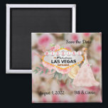 Save the Date Las Vegas Wedding Magnet<br><div class="desc">Save the Date Las Vegas Wedding Magnet
Personalize by adding date of wedding and names of bride & groom</div>