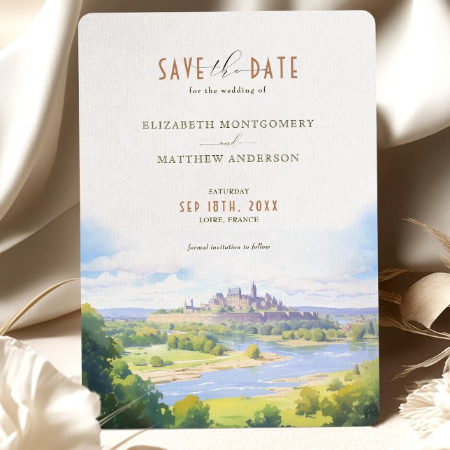 Save The Date LOIRE France Destination Invitation (Creator Uploaded)
