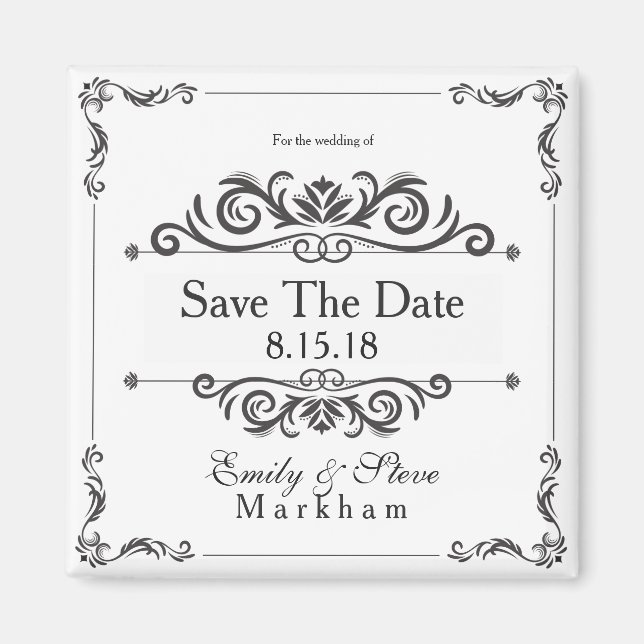 Save The Date Magnet (Front)