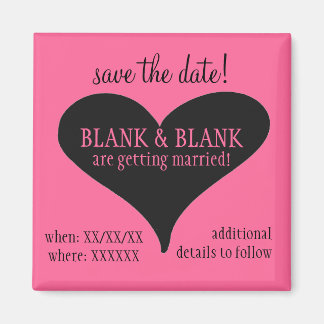 save the date magnet