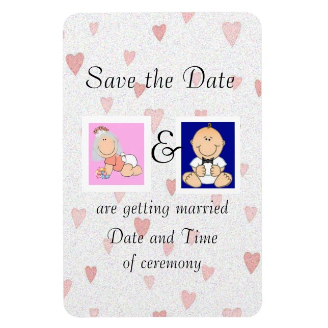 Save the Date Magnet (Vertical)