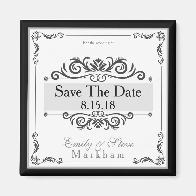 Save The Date Magnet (Front)