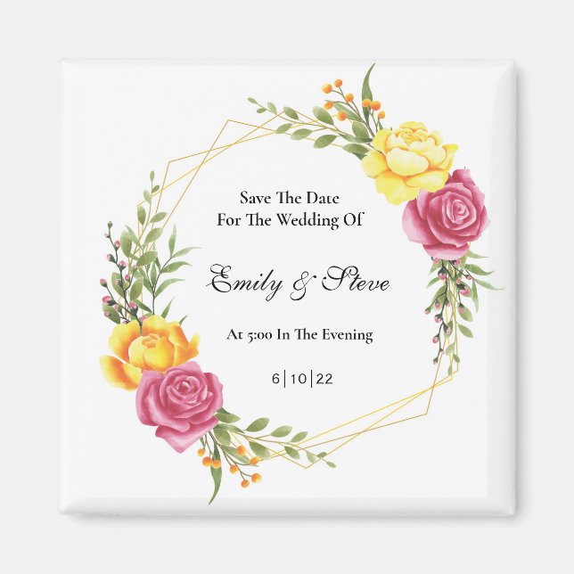 Save The Date Magnet (Front)