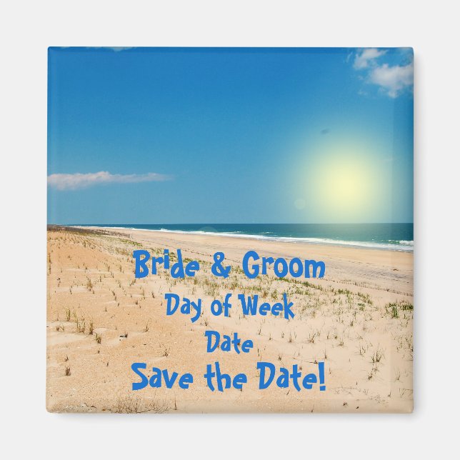 Save the Date - magnet (Front)