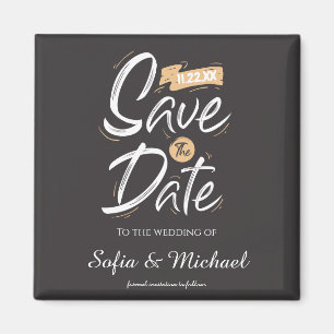 Save The Date Magnet
