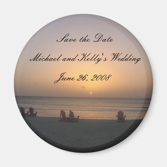 Save the Date Magnet (Front)
