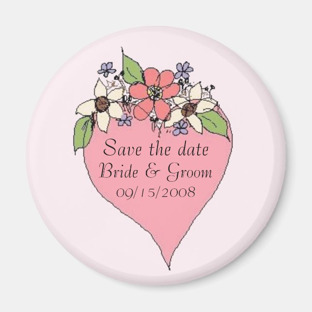 Save the date magnet (Front)