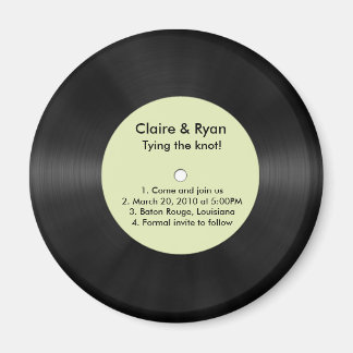 Save the Date Magnet