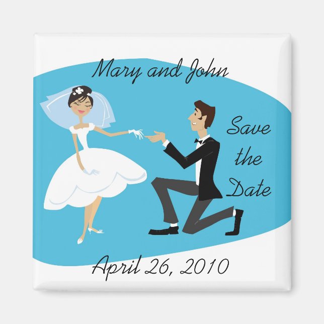 Save the Date Magnet (Front)
