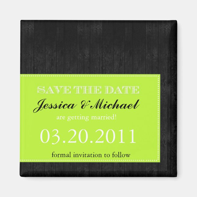 Save the Date Magnet (Front)
