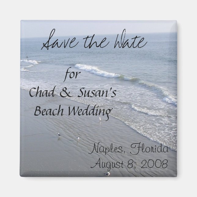 Save the Date Magnet (Front)