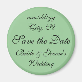 Save the Date magnet