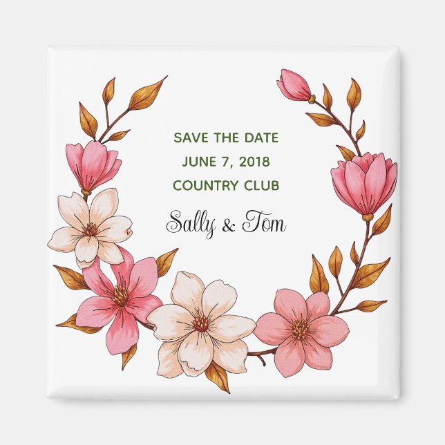 Save The Date magnet (Front)