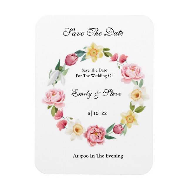 Save The Date Magnet (Vertical)