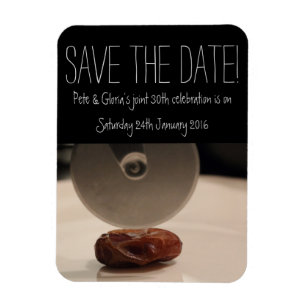Save the date magnet