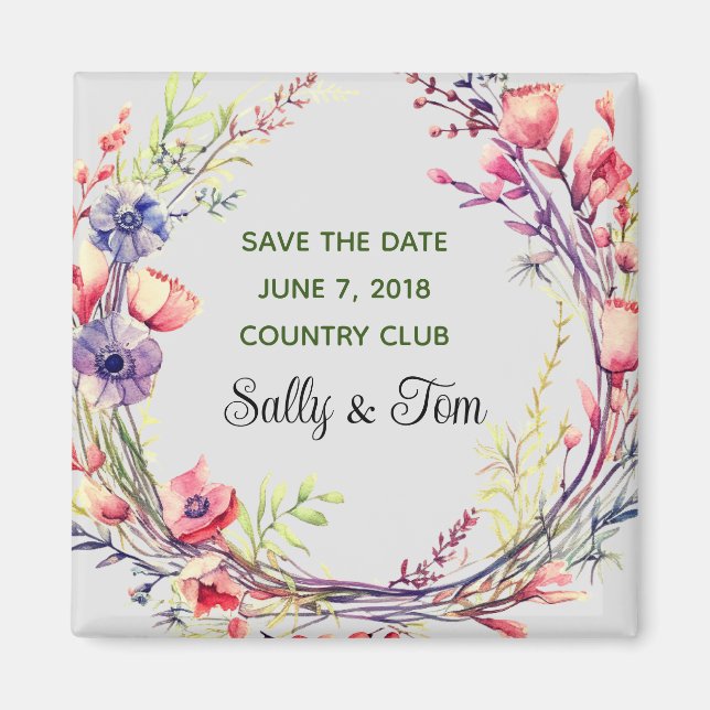 Save The Date magnet (Front)