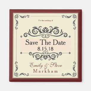 Save The Date Magnet