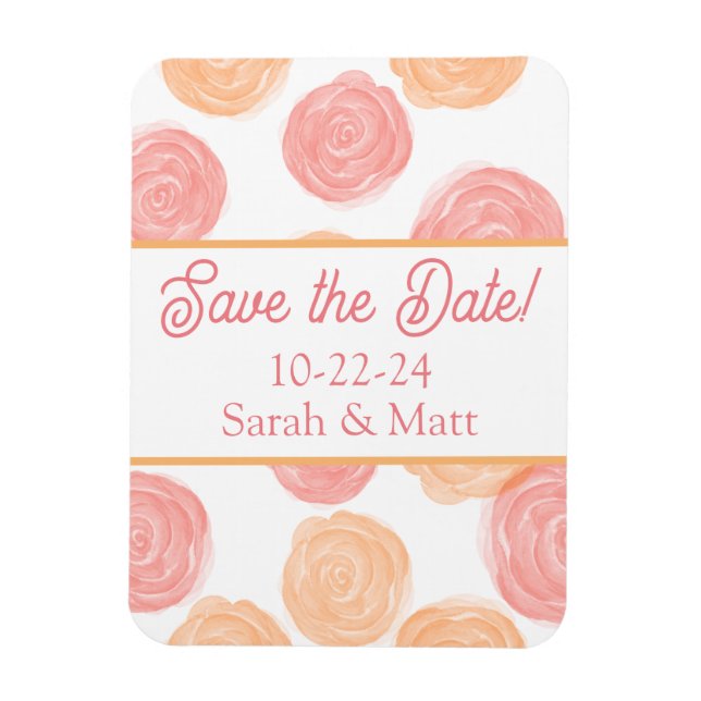 Save the date magnet (Vertical)