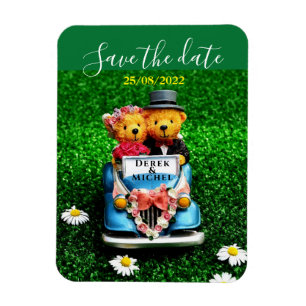 Save the date magnet